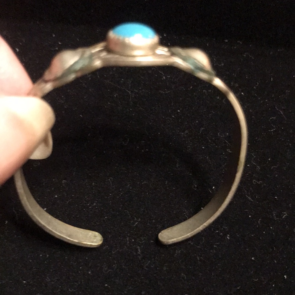 Baby Turquoise Cuff Bracelet - Picture 2 of 8